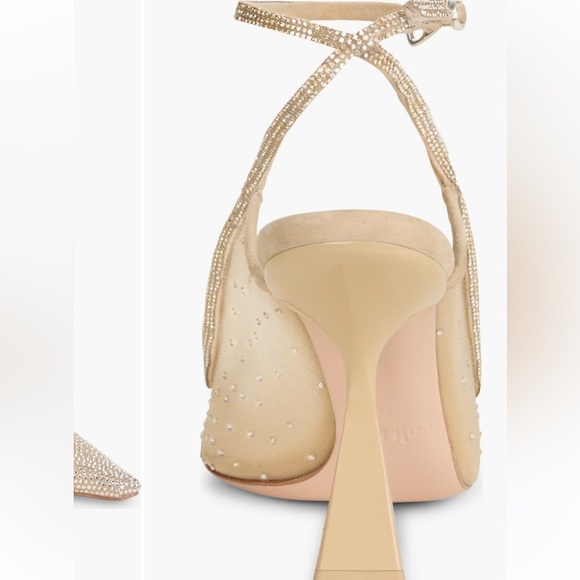 NIB Cult Gaia Diya Pointed Toe Sculptural pumps with Crystal Embellishments - Picture 2 of 7